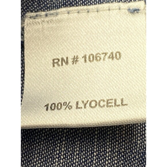 F. North Style Shirt M Embroidered Multicolor Blouse Long Sleeve Collared - Picture 7 of 7